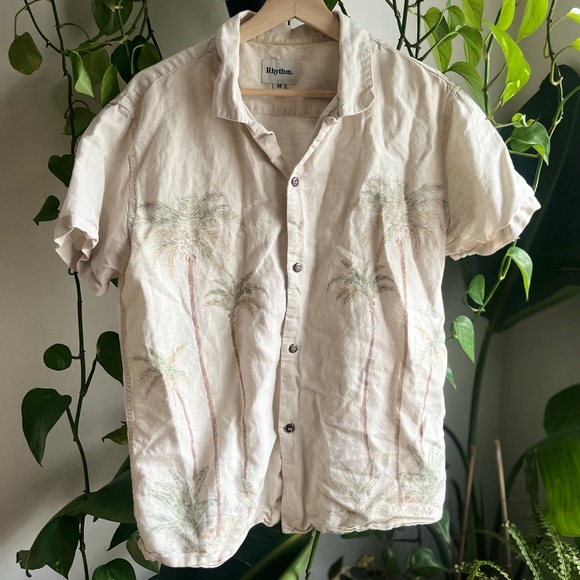 Rhythm palm button up - Picture 2 of 2